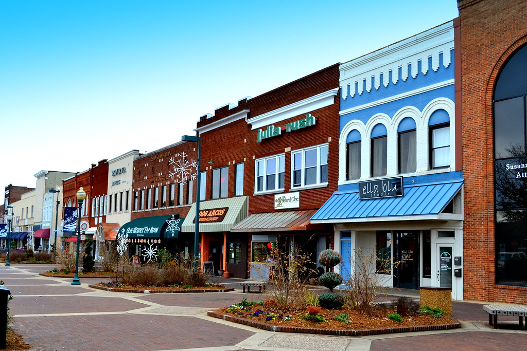 Epoxy flooring service area in Hickory, NC